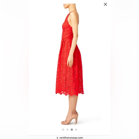 Anthropologie Cynthia Rowley Lace Midi Dress - Picture 3 of 8